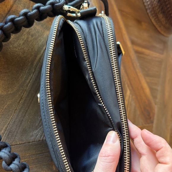 lululemon athletica Black Crossbody Bag with Gold Accents - Picture 4 of 4